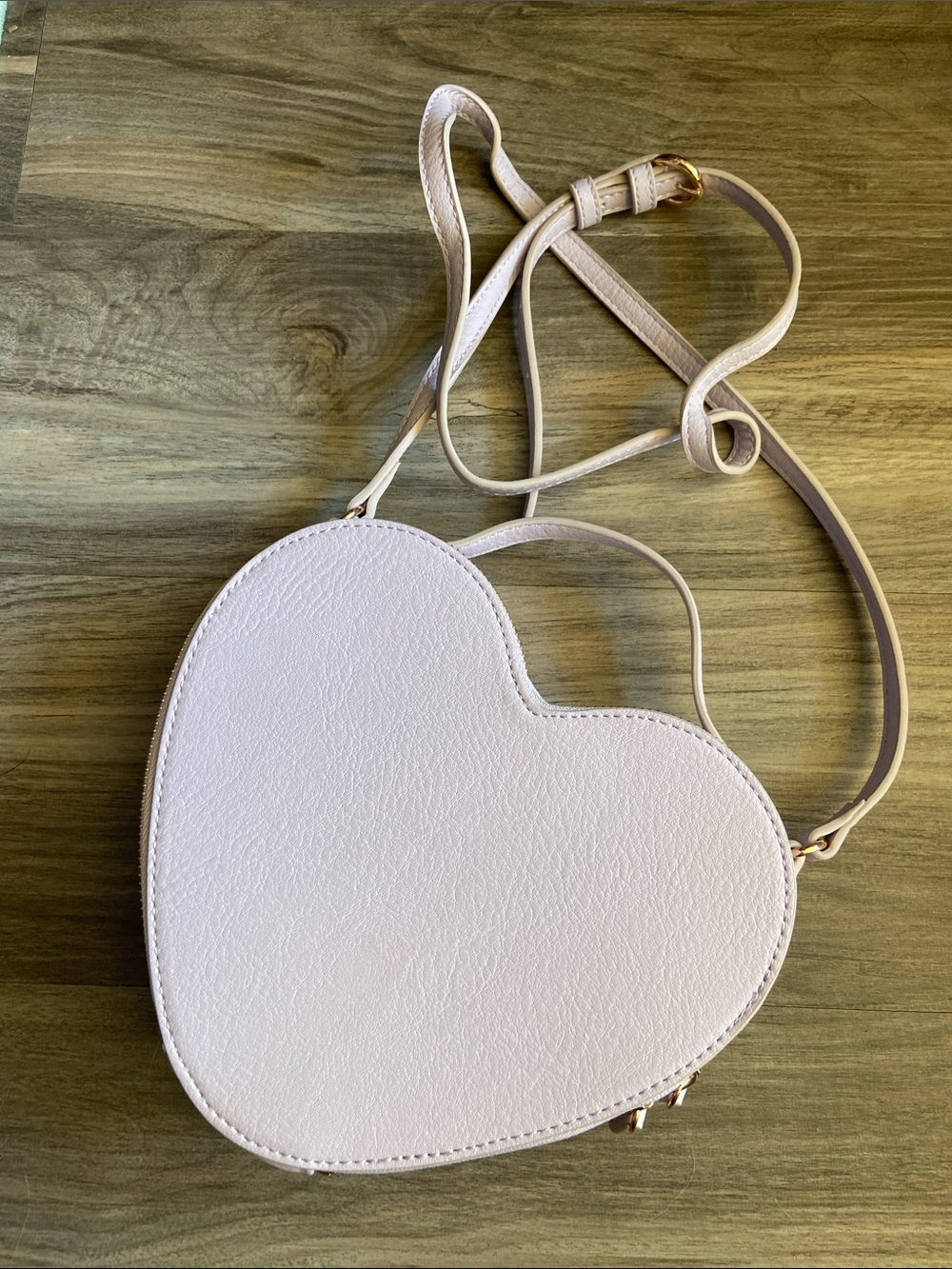 LC Lauren Conrad Heart Crossbody Bag - Pale Pink